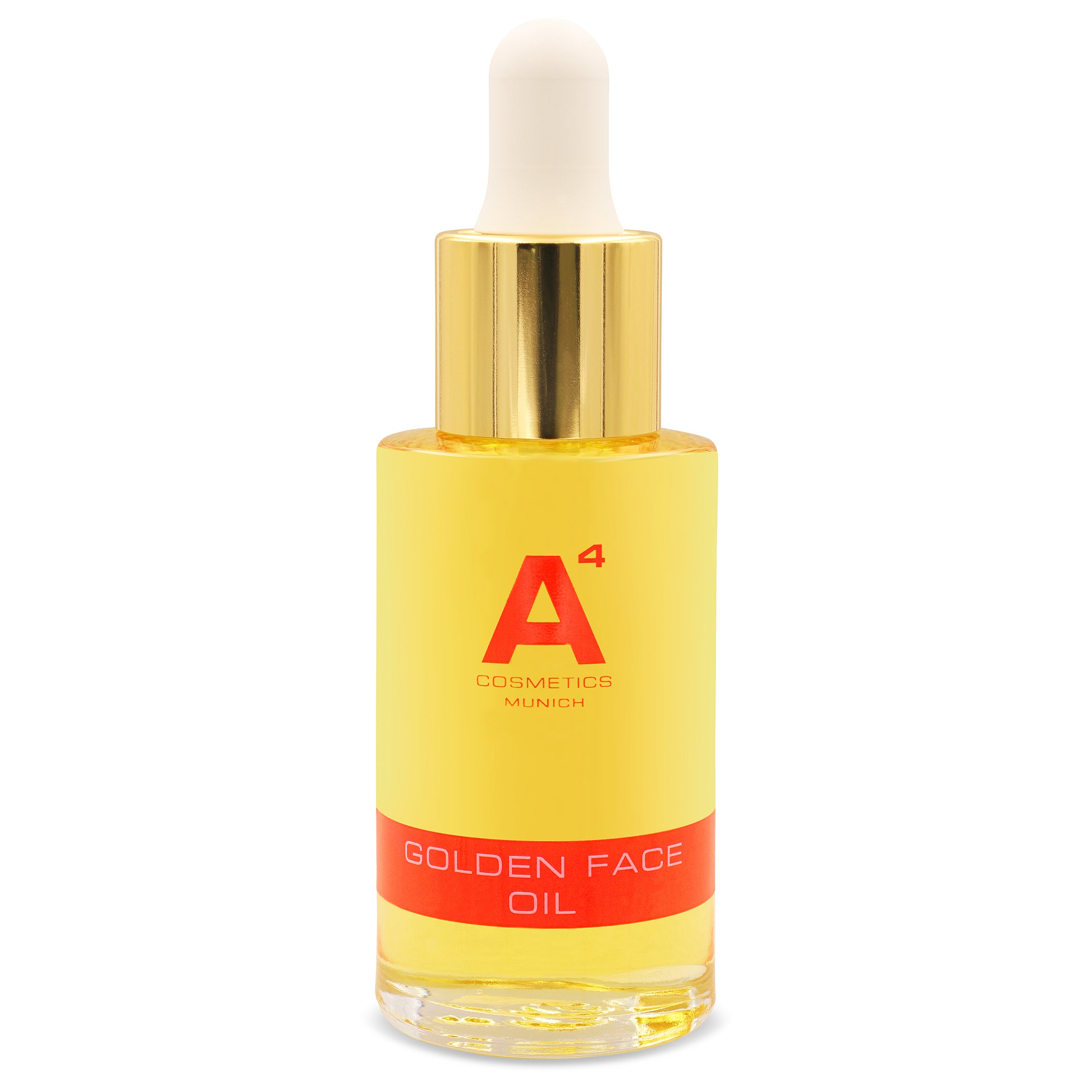A4 Golden Face Oil | mit gratis Golden Body Oil (50ml Reisegröße)