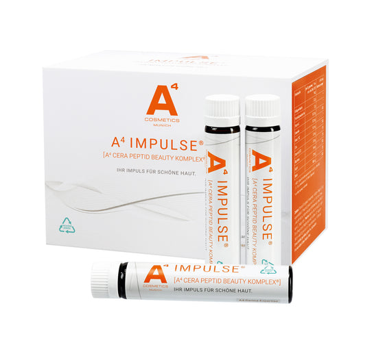 A⁴ IMPULSE® Kollagen-Trinkampullen mit Ceramiden