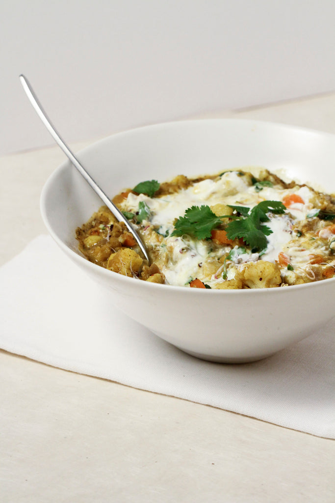 DIE BESTEN REZEPTE FÜR REIFE HAUT - LINSEN-BLUMENKOHL-DAL