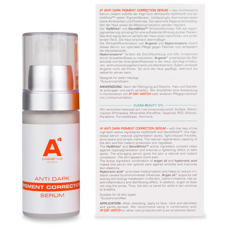 A4 Anti Dark Pigment Correction Serum
